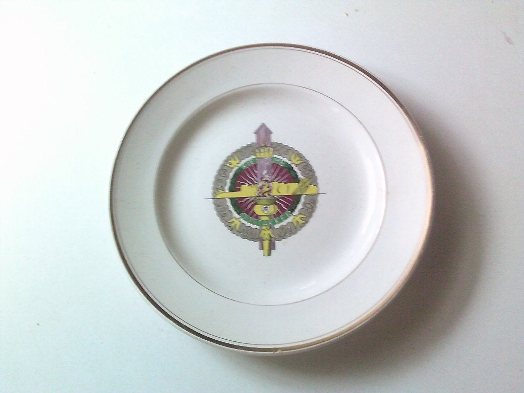 bord boch rieme 1956 oostakker, Antiek en Kunst, Ophalen