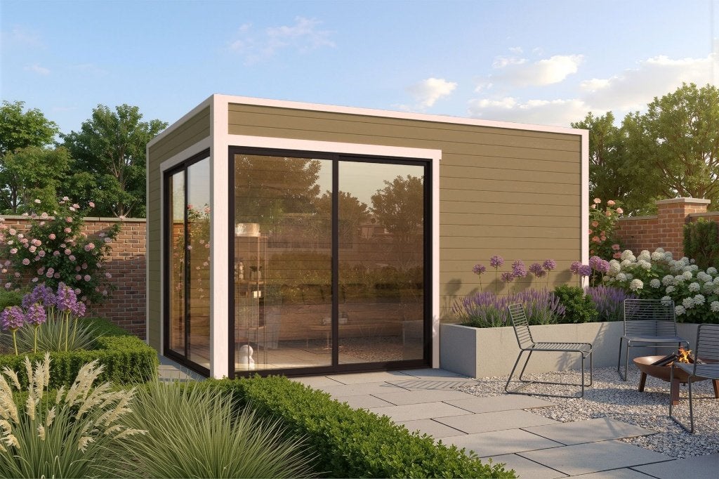Blokhut - Tuinhuis Rico | 28 mm | vuren onbehandeld, Verzenden, Nieuw