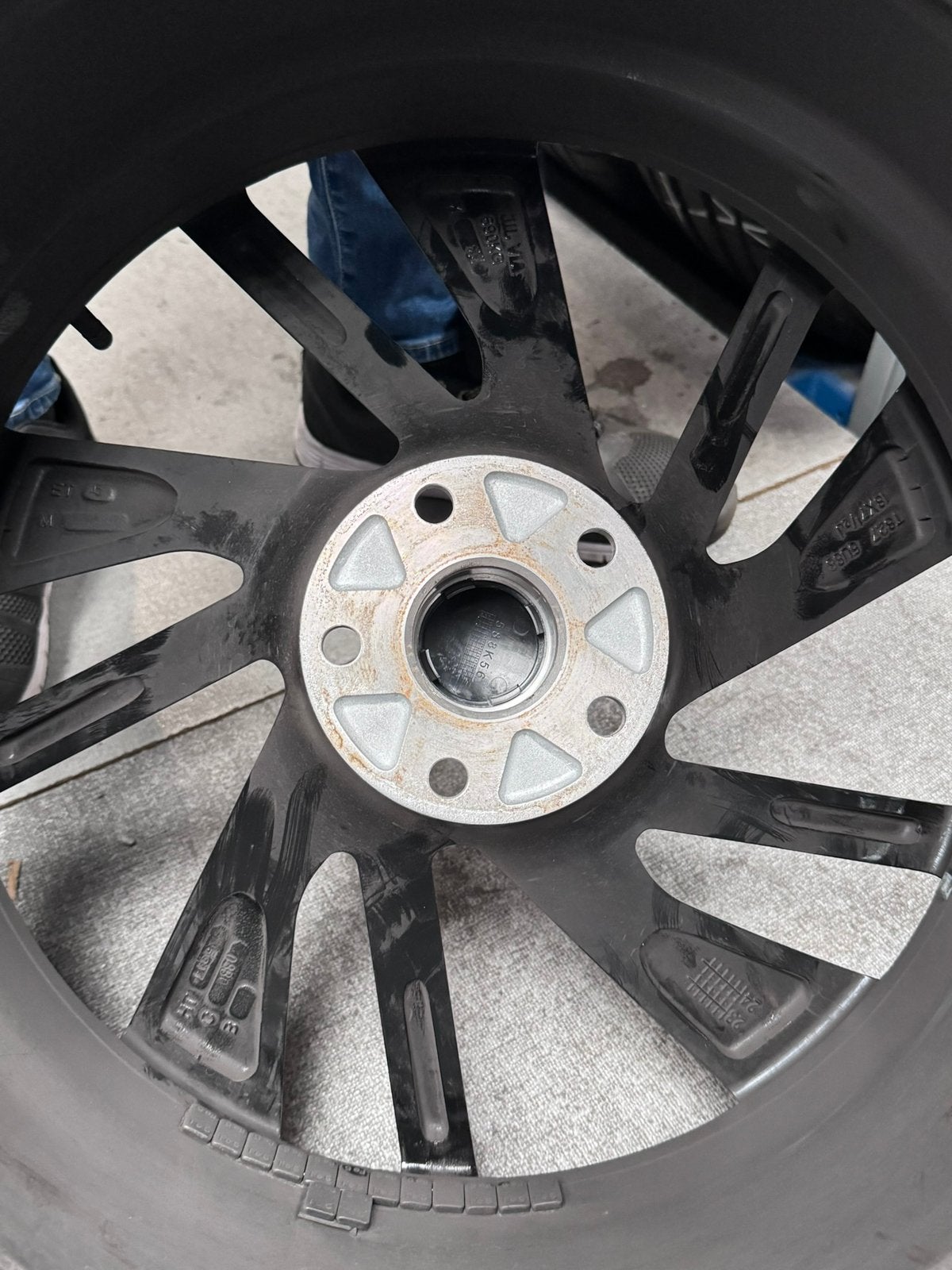 VW Adelaide 18” + Bridgestone Potenza Sport, Auto-onderdelen, Banden en Velgen, Ophalen, 18 inch, Band(en)
