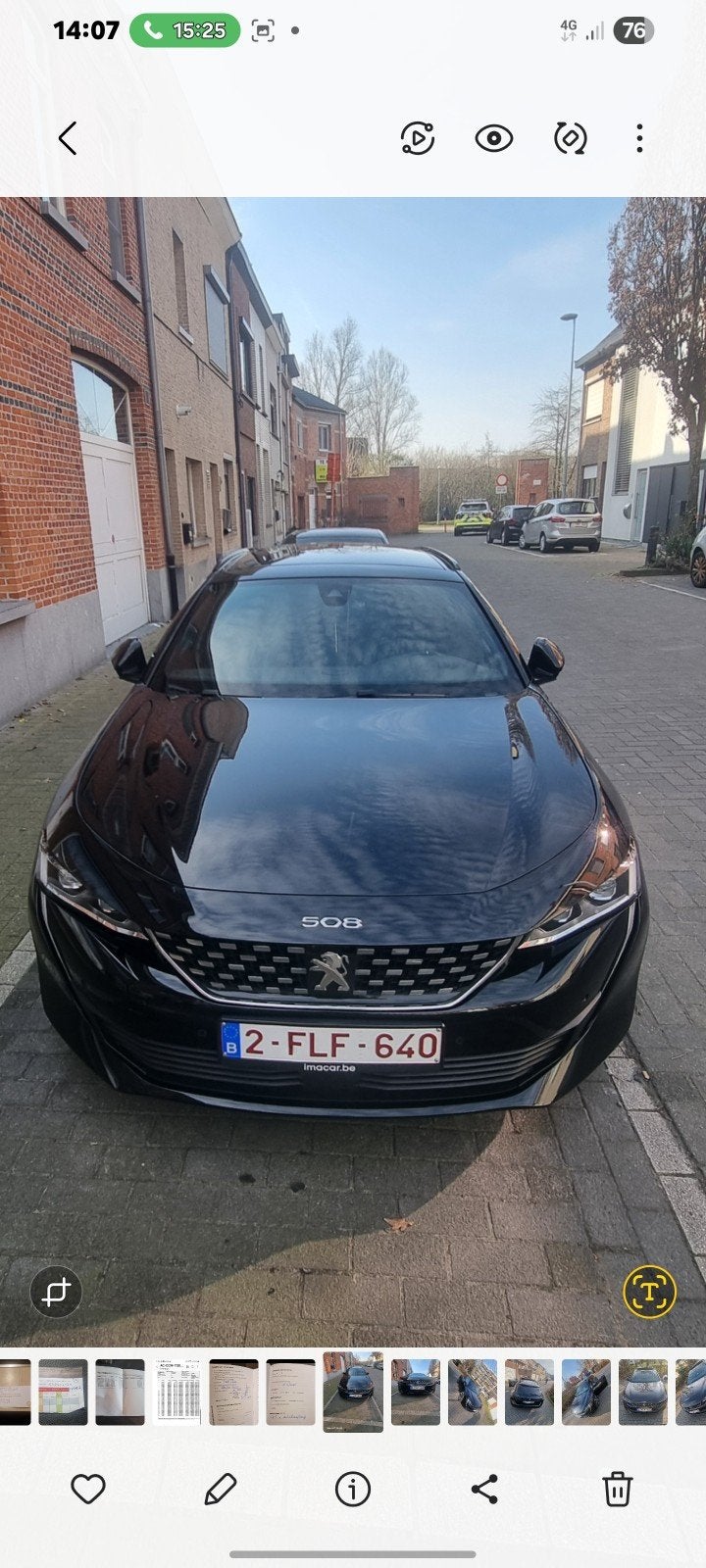 PEUGEOT 508GT benzine 1.6L km 104.00pk225, Ophalen of Verzenden