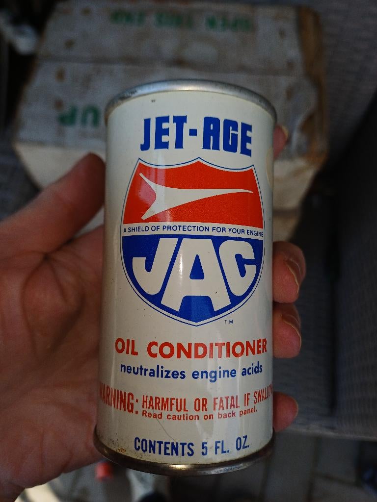 Jet age, oil conditioner, Ophalen