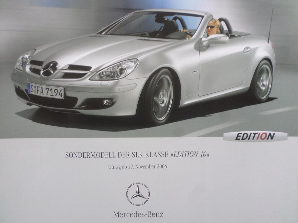 Brochure de la Mercedes SLK édition 10, Enlèvement ou Envoi, Mercedes