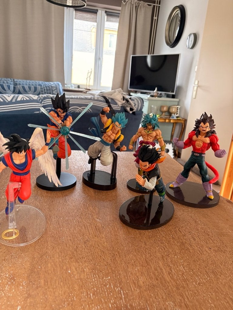 Lot de 6 figurines Dragon Ball, Enlèvement ou Envoi, Utilisé