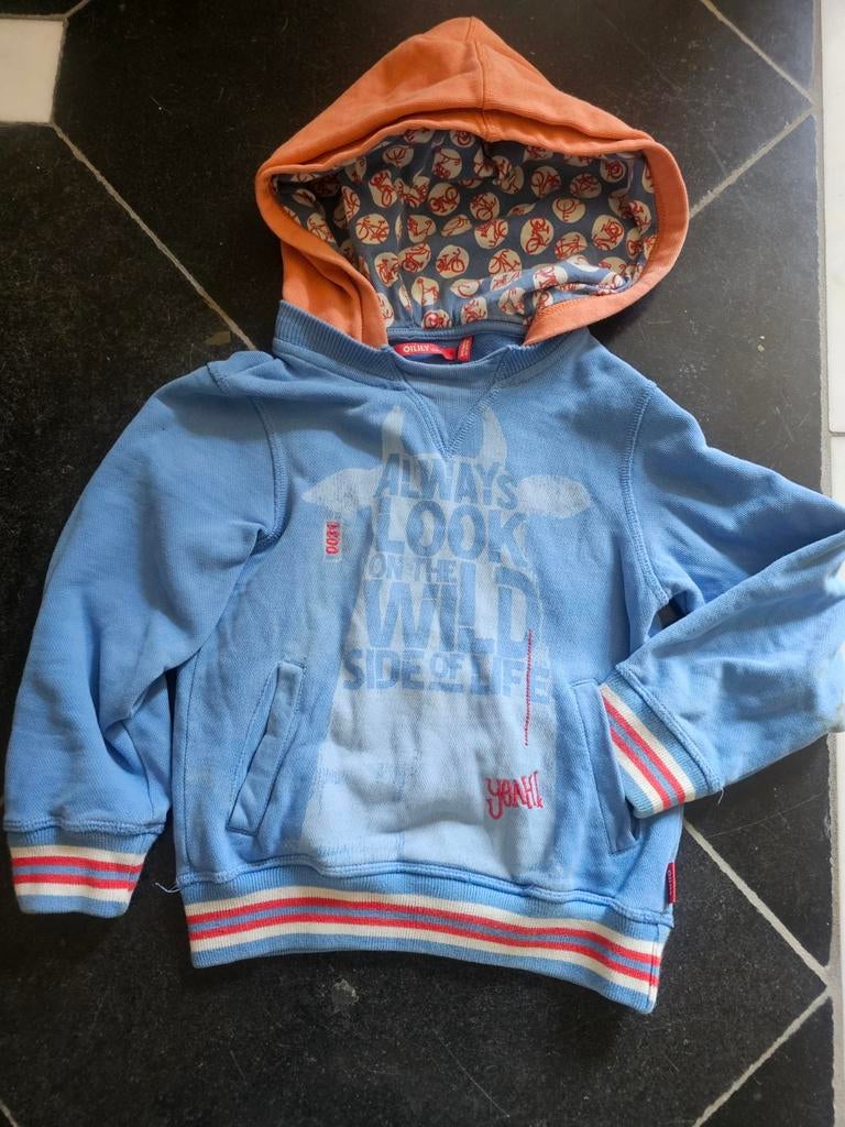 Leuke  mooie sweater + capuchon OILILY - 4J, Verzenden