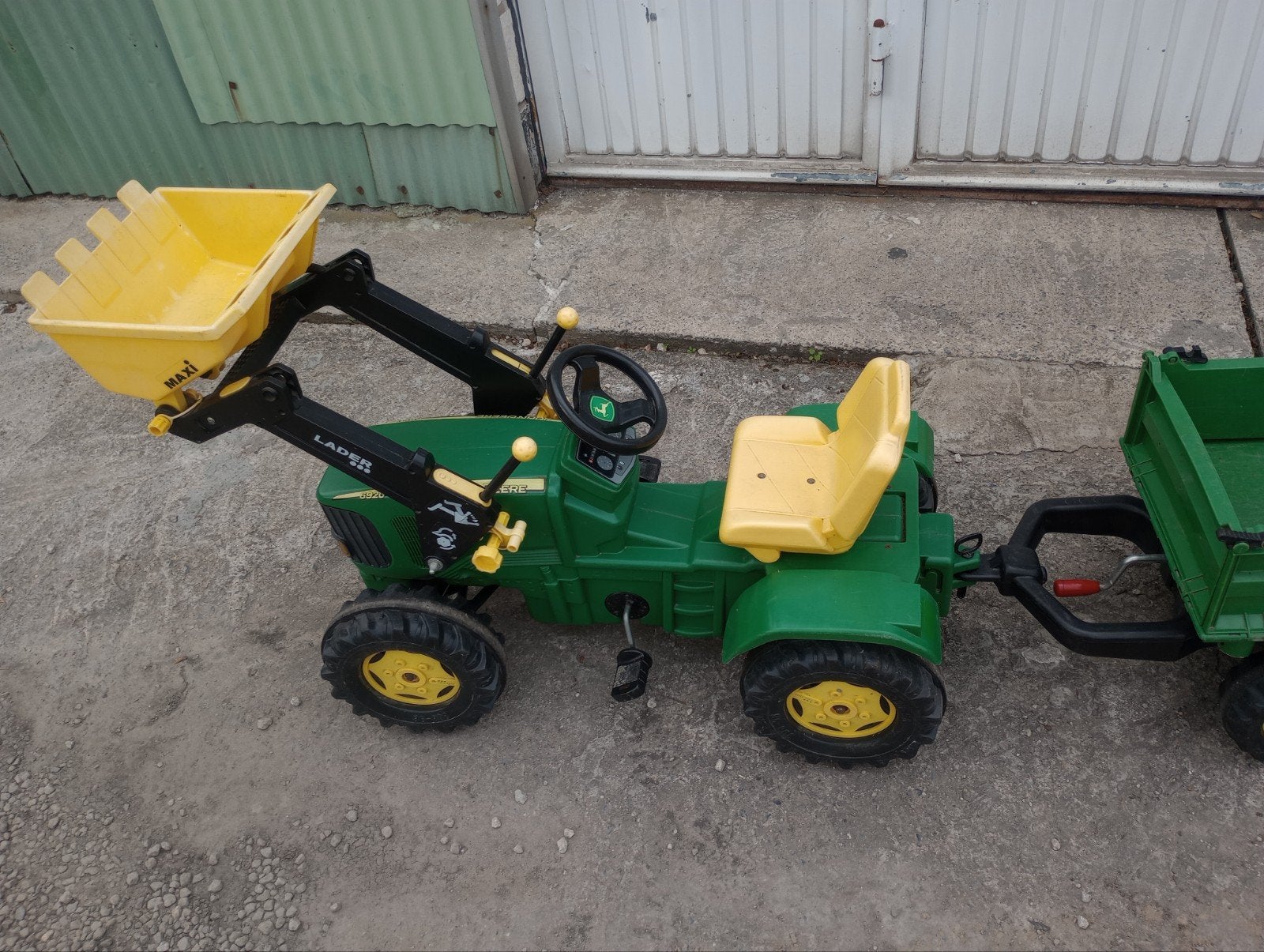 tractor John Deere, Ophalen, Gebruikt, Overige merken, Met kar of aanhanger