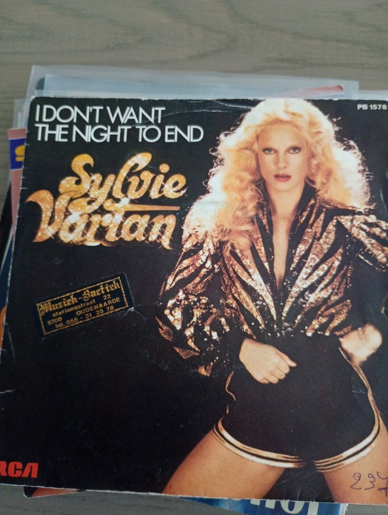 Sylvie Vartan - I don't want the night to end, Envoi, Utilisé, Pop