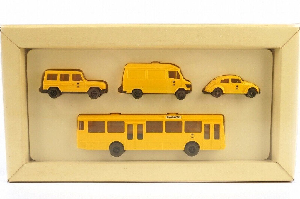 1:87 Wiking Set Mercedes & Volkswagen Deutsche Bundes Post, Hobby en Vrije tijd, Ophalen of Verzenden, Zo goed als nieuw, Auto