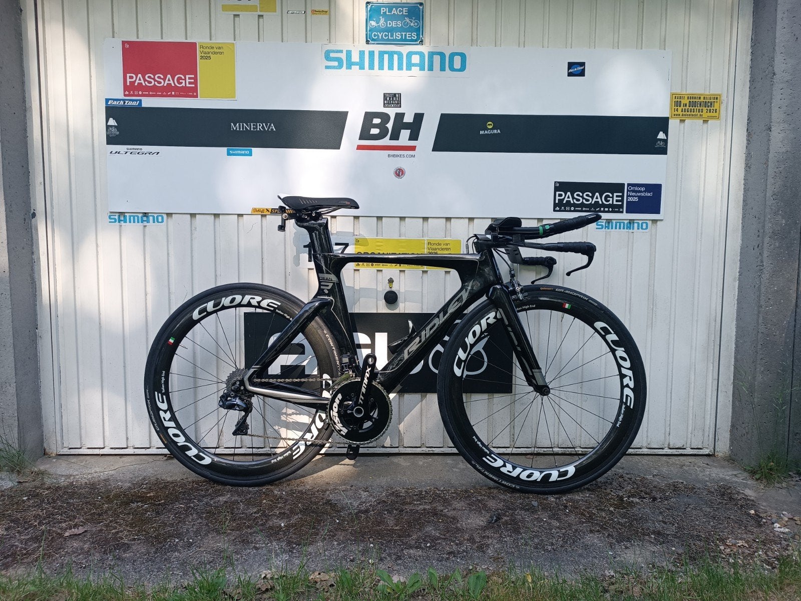 racefiets/ koersfiets/ triathlon, Ophalen