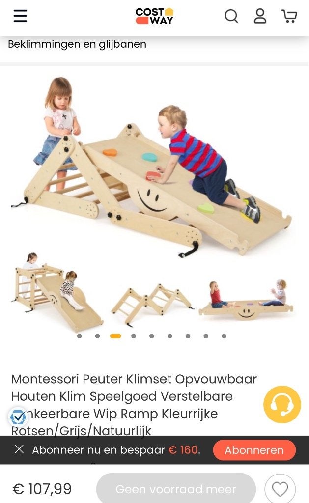 Ensemble d'escalade Pikler pliable avec toboggan, Enlèvement, Comme neuf, Autres types