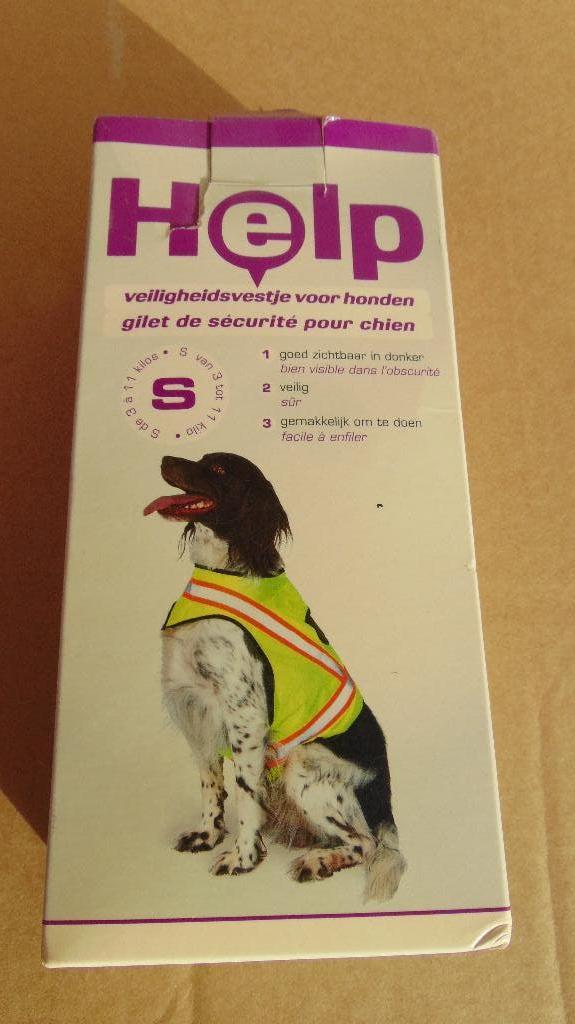 Gilet de sécurité pour chiens, taille S, 3 à 11 kg, neuf., Animaux & Accessoires, Enlèvement ou Envoi, Neuf