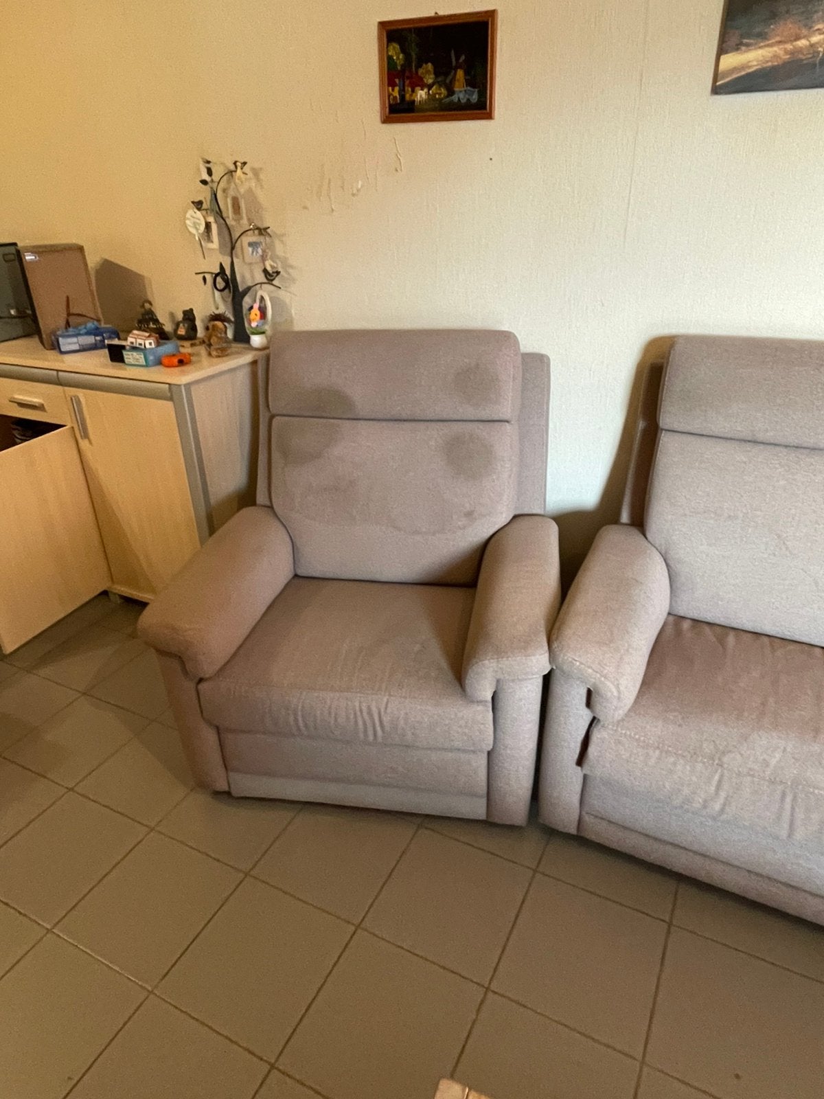 Zetel, Huis en Inrichting, Fauteuils, Ophalen, Zo goed als nieuw