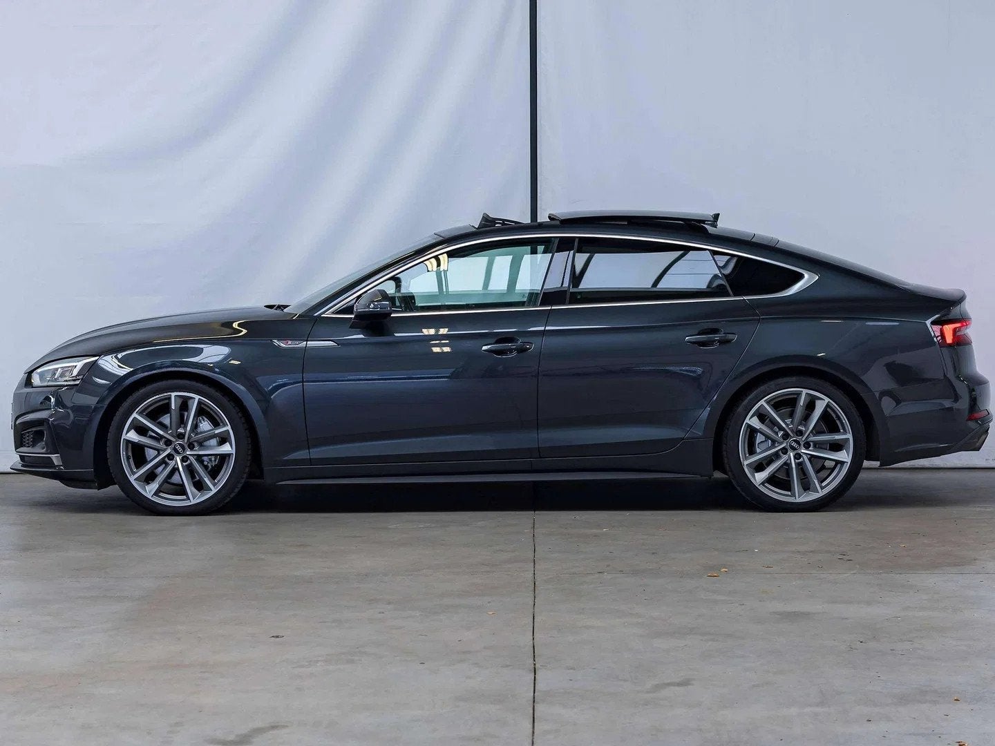 Audi A5 GARANATIE|S-LINE|SPORTBACK|QUATTRO|KEYLESS|ZETELVERW, Autos, 185 kW, Argent ou Gris, Achat, https://public.car-pass.be/vhr/d96b6b47-25bc-40bf-a251-ade2a948e9e3