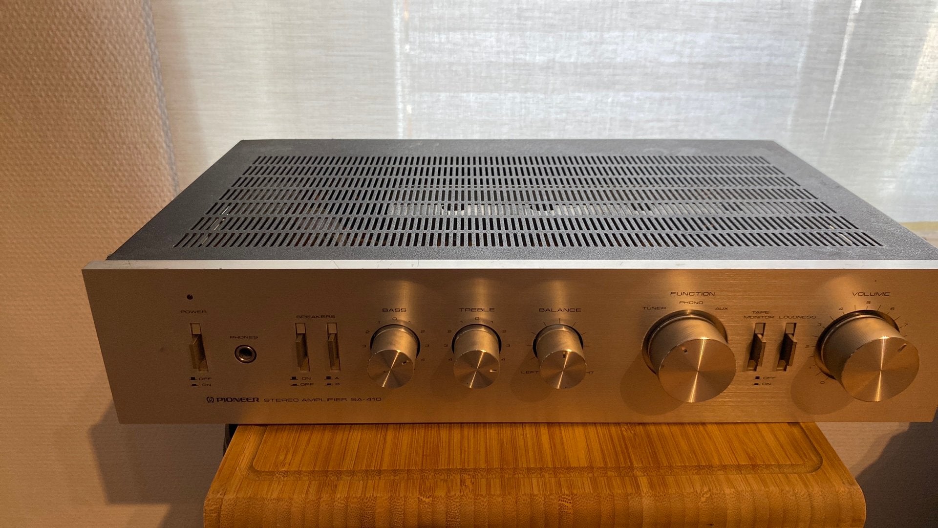 PIONEER kaart, Ophalen, Versterker