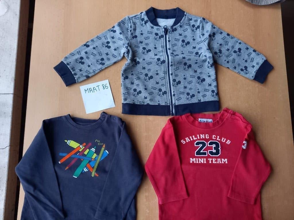 Nieuwstaat pakket truien maat 86 - 1,5 jaar jongen, Truitje of Vestje, Ophalen of Verzenden, Zo goed als nieuw, Jongetje