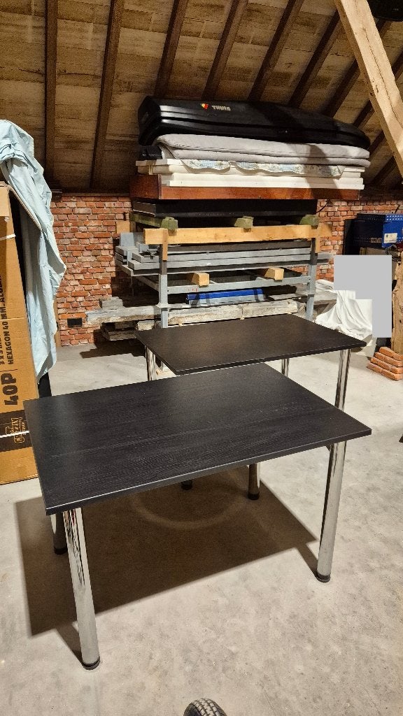 2 Tafels    handig en demonteerbaar, Huis en Inrichting, Ophalen, Gebruikt, 100 tot 150 cm, 50 tot 100 cm