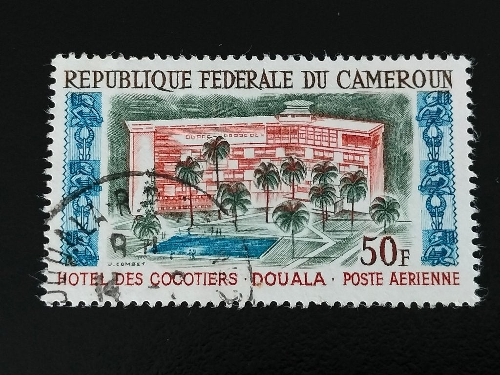 Kameroen 1962 - Hotel des Cocotiers in Douala, Verzenden, Overige landen, Gestempeld