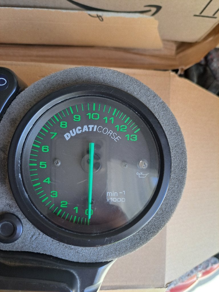 Instrumentation Ducati., Enlèvement, Utilisé