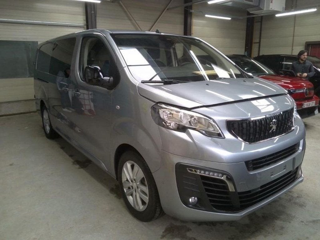 Peugeot e-Expert GBDC 75kWh L3 + Navi + Camera + Houten afw, Auto's, Monovolume, 136 pk, Expert Combi, Zilver of Grijs