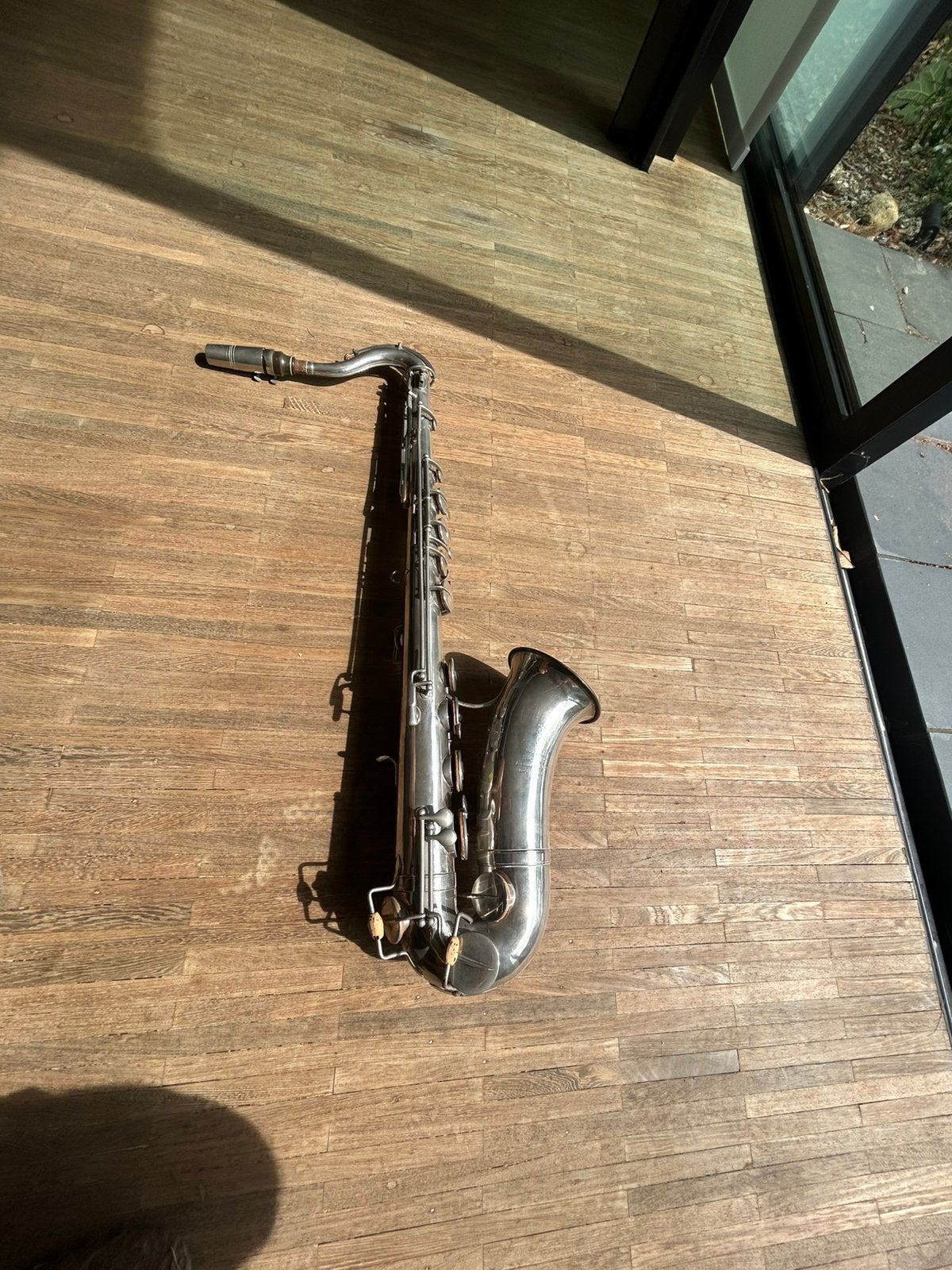 Saxofoon uit 19e eeuw Arsene Lecompte, Muziek en Instrumenten, Blaasinstrumenten | Saxofoons, Ophalen, Zo goed als nieuw