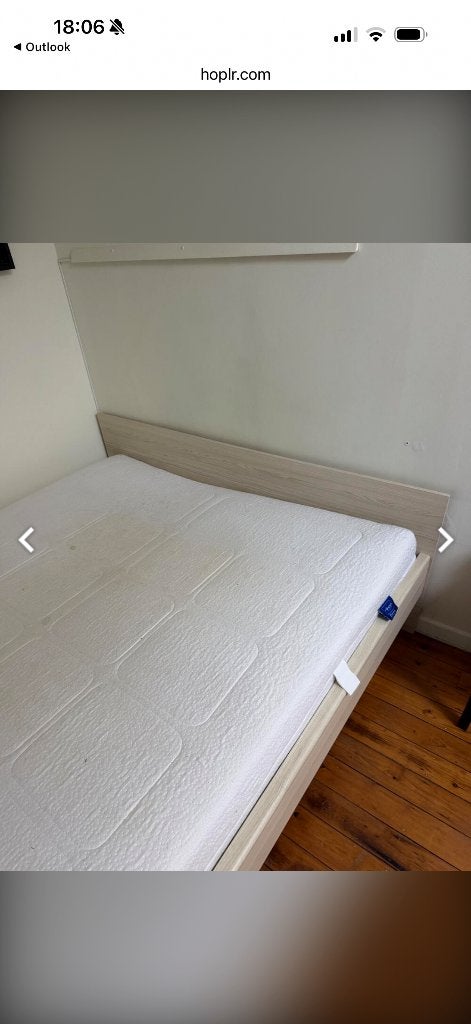 Matelas et lit, Maison & Meubles, Matelas, Enlèvement, Utilisé, 200 cm