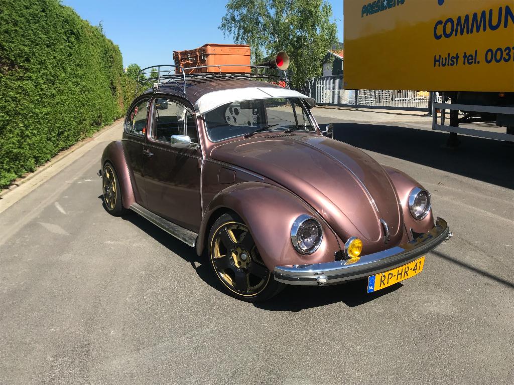 Dikke en goede VW Kever Aubergine met airride, foto 12