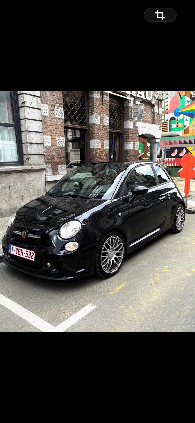 Magnifique Abarth d’origine 163cv Etat excellent. 0475874513, Cuir, Achat, Cabriolet, Noir