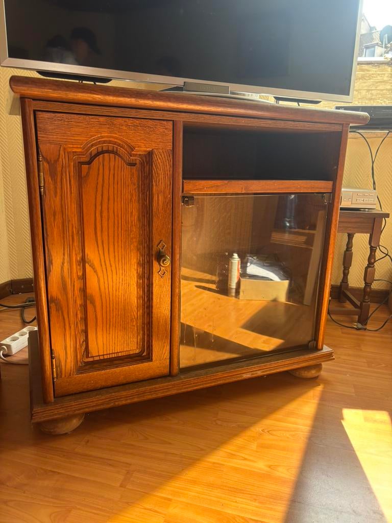 Meuble de télé en bois, Enlèvement, Comme neuf