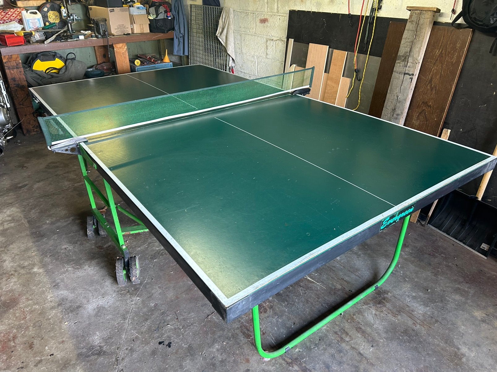 Table de ping pong pliable, Enlèvement, Utilisé