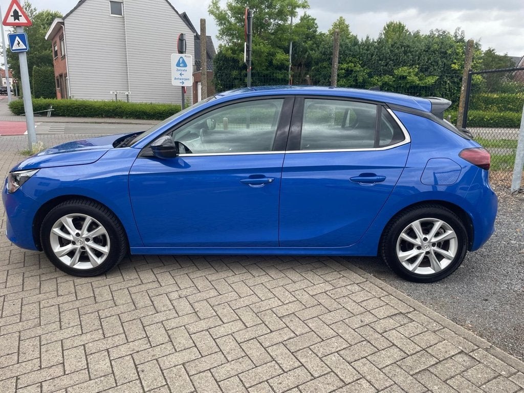 Opel Corsa 1.2 benzine automaat van 08/2022 met 56000km!, Testrit aan huis, Stof, Blauw, Bedrijf