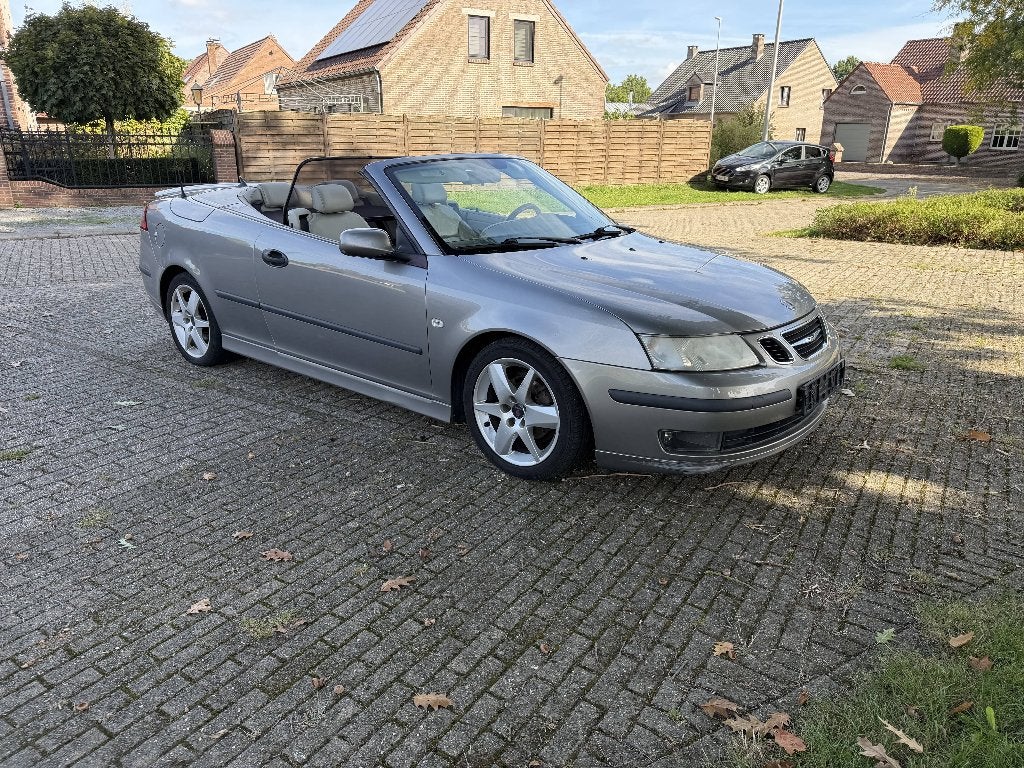 Saab 93 Vector Cabrio Zilverkleurig, Autos, Cuir, Achat, Beige, Cabriolet