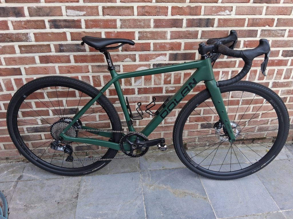 Dolan GXC carbon gravel – maat 50 – GRX Di2 bikepacking-vork, Ophalen, Gebruikt, Carbon, 49 tot 53 cm