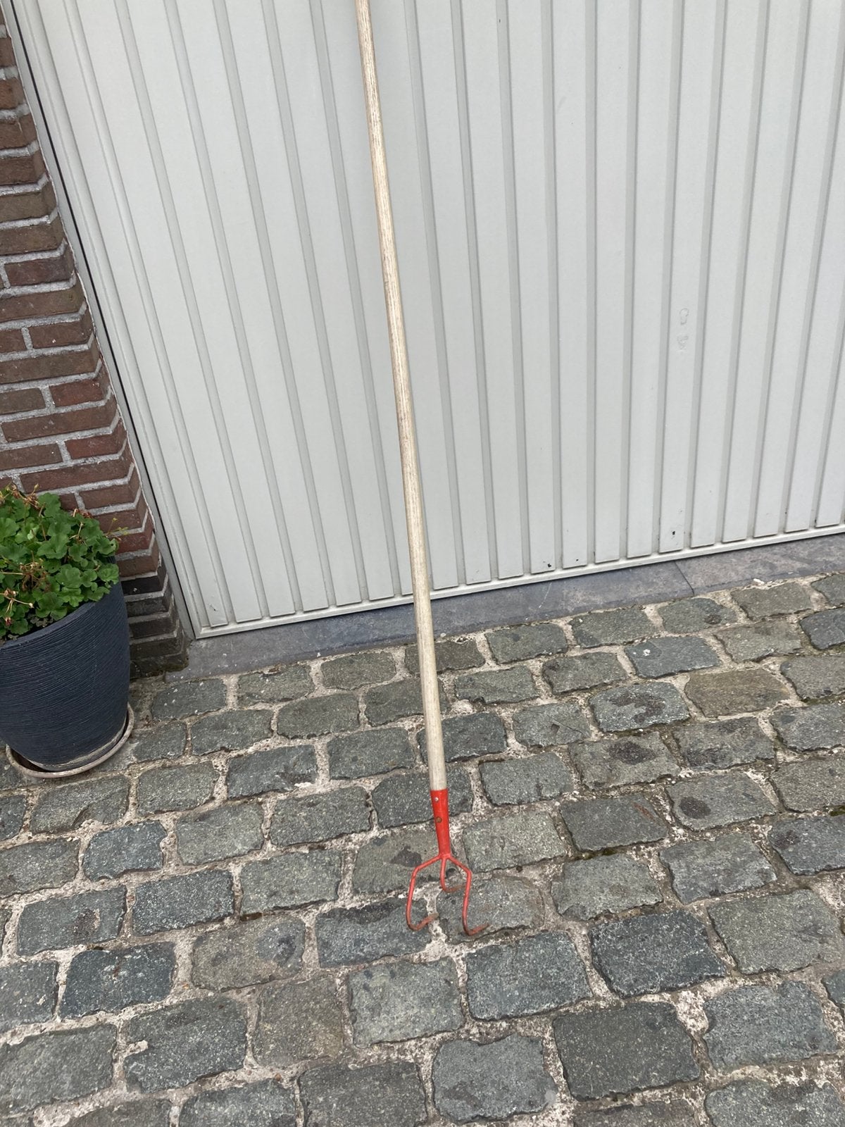 Spitvork en hark, Ophalen, Zo goed als nieuw, Hark