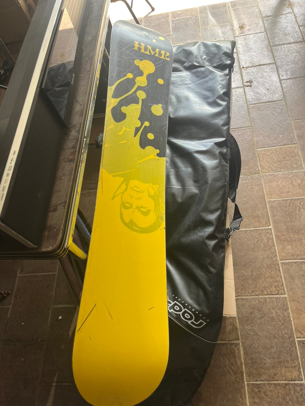 Snowboard, Enlèvement, Comme neuf, Fixations