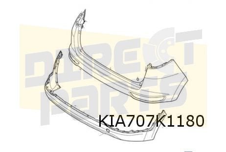 Kia Sportage (1/16-10/18) (achterbumper Onder) (Zwart) Origi, Kia, -, Verzenden, -