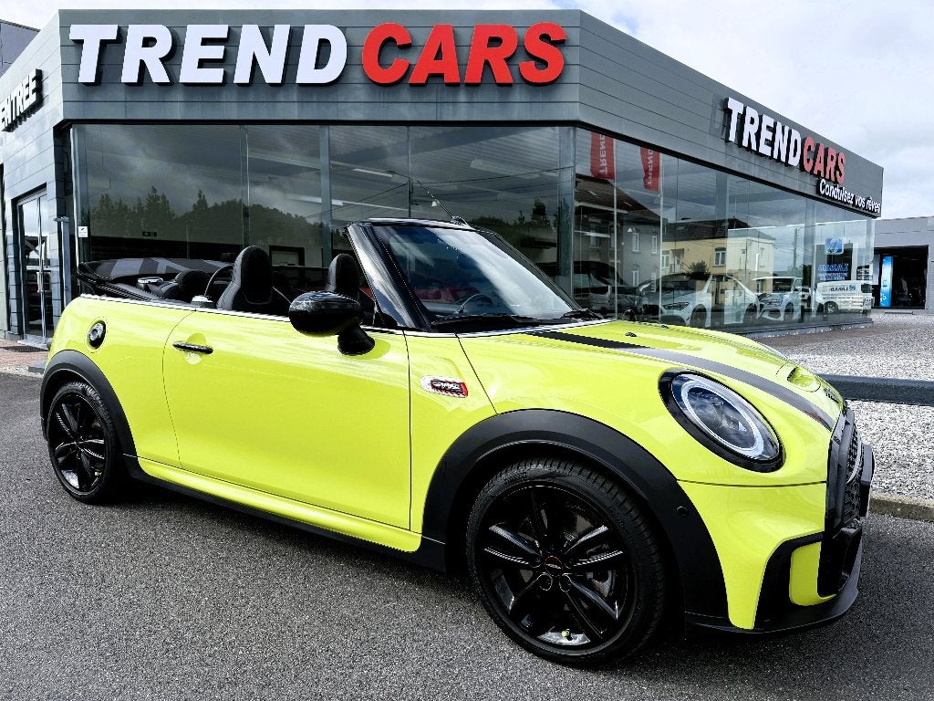 MINI COOPER S CABRIOLET AUT JCW H/K HEAPDUP LED AMBI CAM, Auto's, Mini, Automaat, Achterwielaandrijving, 4 cilinders, Cabriolet