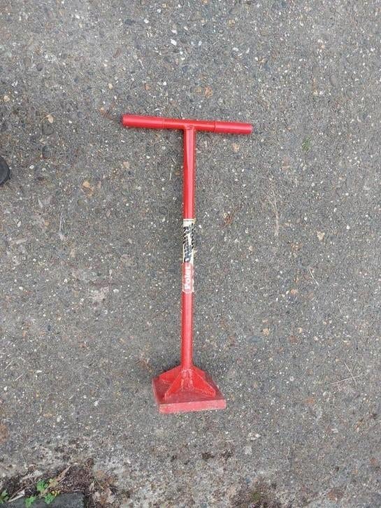Polet gronddammer / Handstamper / grondstamper, Tuin en Terras, Ophalen, Zo goed als nieuw, Polet