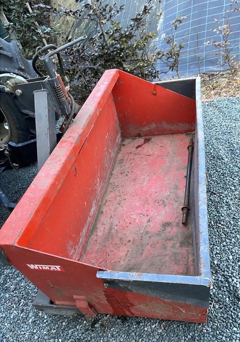 Hydraulische grondbak - transportbak, Ophalen, Gebruikt