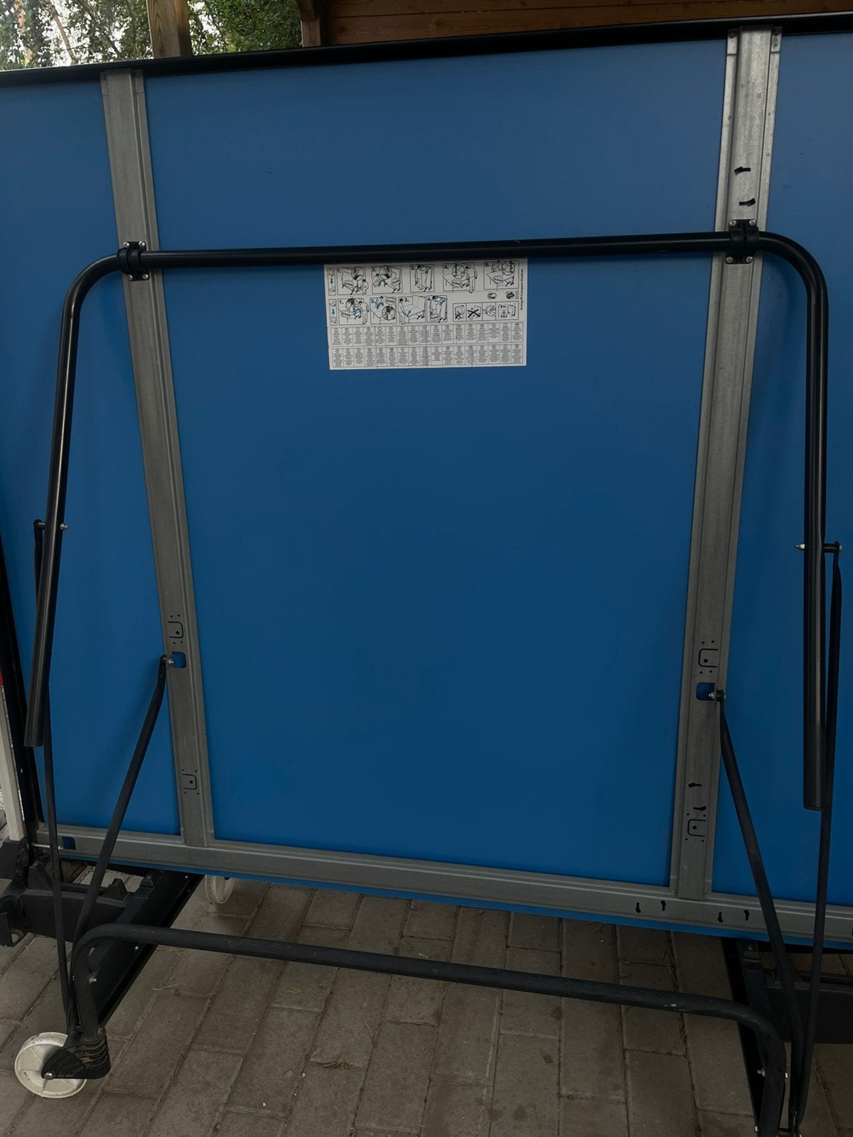 Pingpongtafel, Sport en Fitness, Tafeltennis, Ophalen, Zo goed als nieuw, Tafel Outdoor, Verrijdbaar