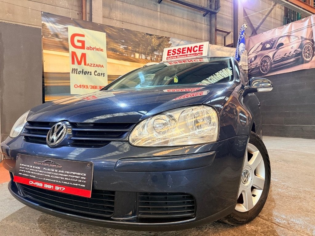 Volkswagen Golf 5 1.4i Airco Distribution gloednieuw, Dealer onderhouden, Blauw, Bedrijf, 5 deurs