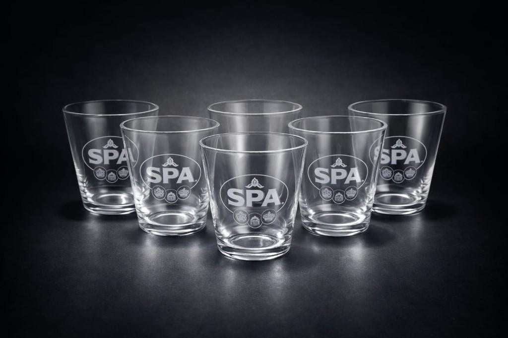 Six verres de Spa Monopole, Collections, Enlèvement, Neuf, Verre à eau