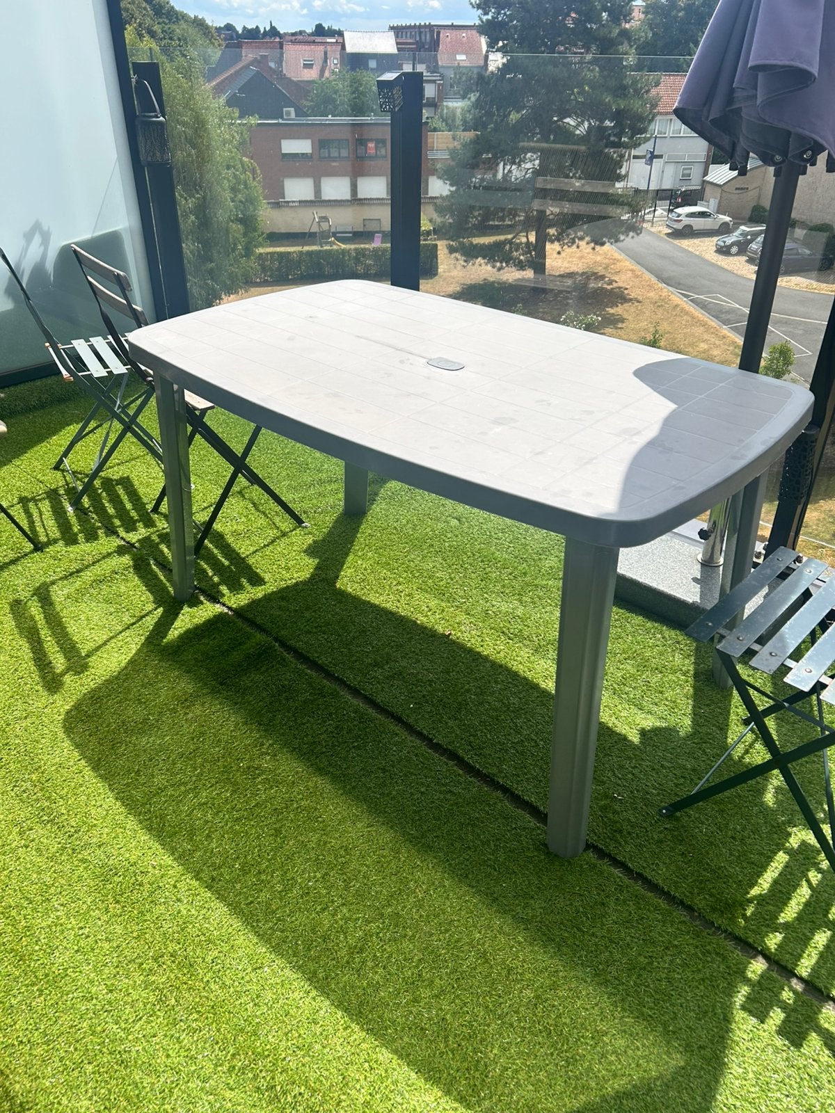 table jardin, Jardin & Terrasse, Table à dinner, Salons de jardin, Synthétique, Enlèvement
