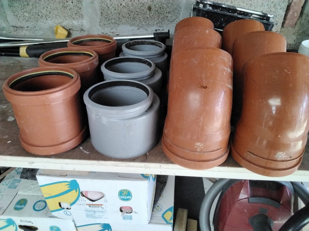 Pvc bochten, Doe-het-zelf en Bouw, Buizen en Afvoer, Ophalen, Nieuw, PVC, Bochten