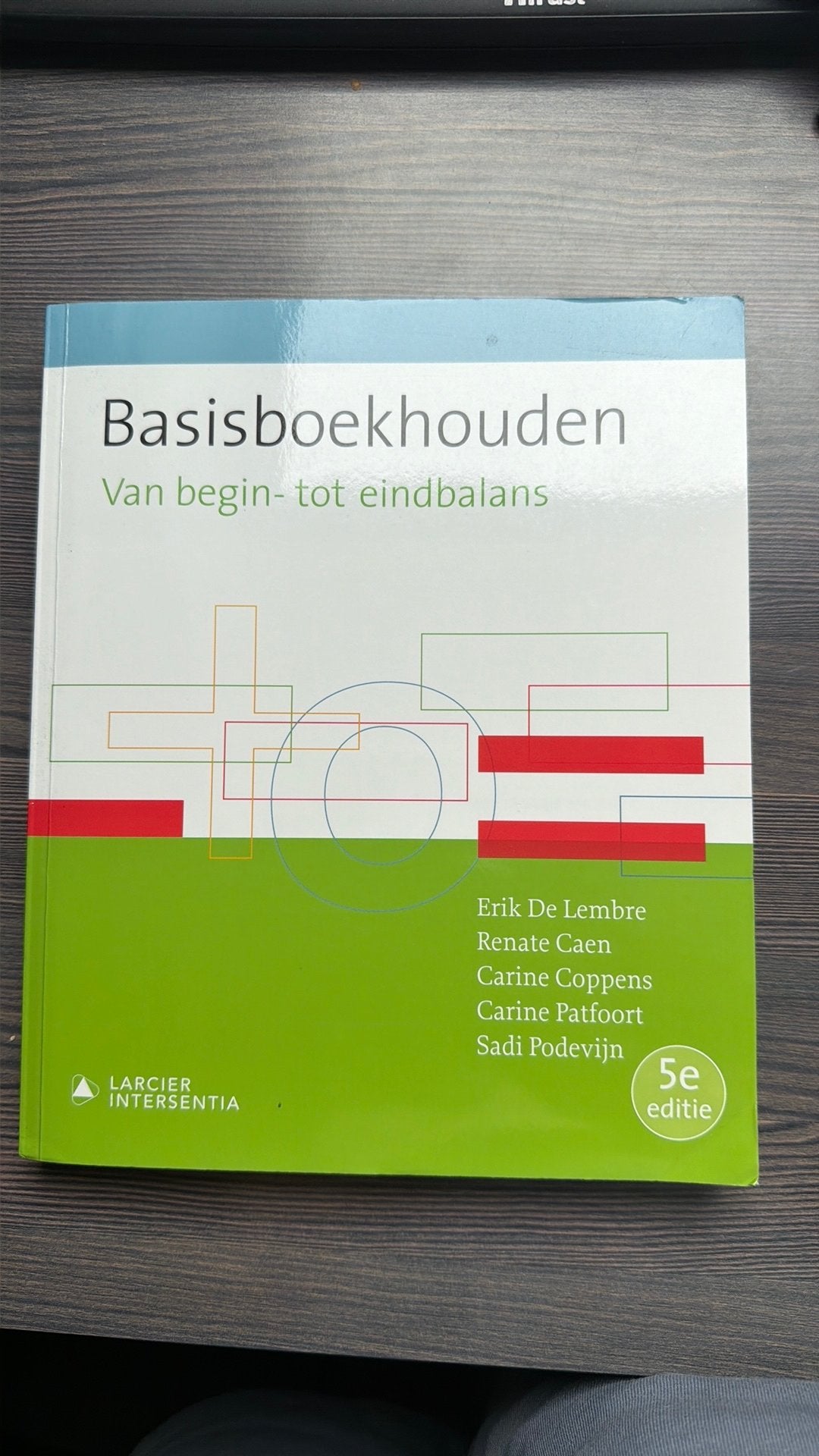 Erik De Lembre - Basisboekhouden (vijfde editie), Boeken, Ophalen, Erik De Lembre; Renate Caen; Carine Coppens; Carine Patfoort;...