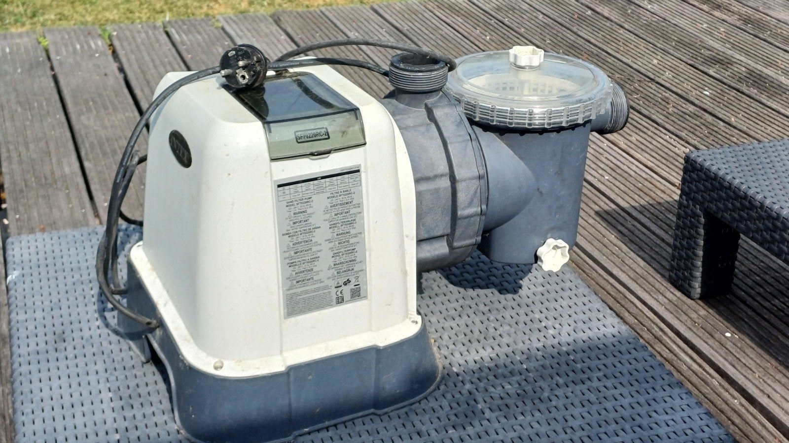 Pompe à eau de piscine Intex pour pièces., Jardin & Terrasse, Enlèvement ou Envoi, Utilisé, Pompe