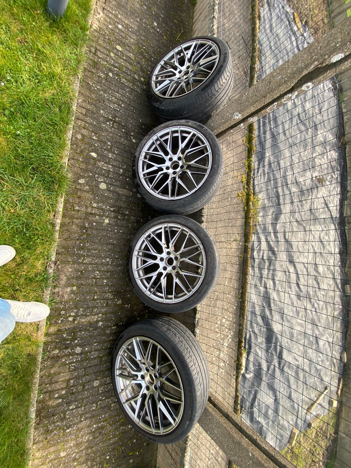 Japan racing velgen 5x112 (opmaak set), Auto-onderdelen, Banden en Velgen, Ophalen, Velg(en)