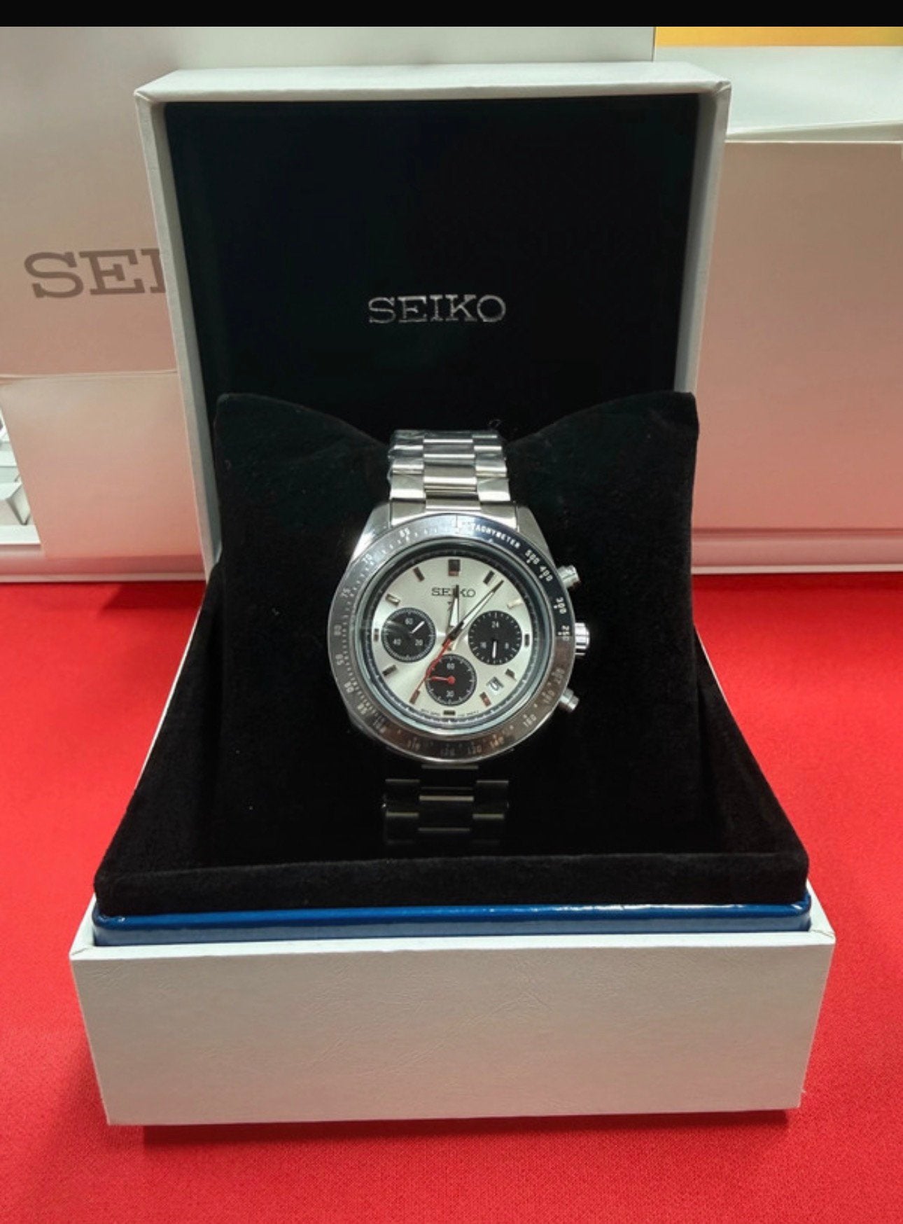 Seiko prospex speedtimer, Handtassen en Accessoires, Ophalen of Verzenden, Zo goed als nieuw, Seiko
