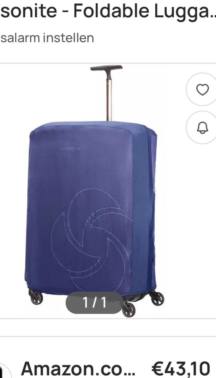 Kofferhoes Samsonite, Handtassen en Accessoires, Koffers, Ophalen of Verzenden