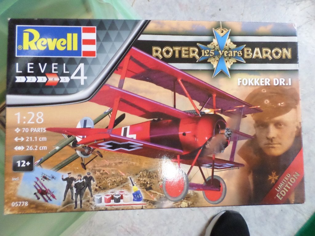 Fokker DR.1 modelbouw, Ophalen, Revell, Nieuw, Groter dan 1:72
