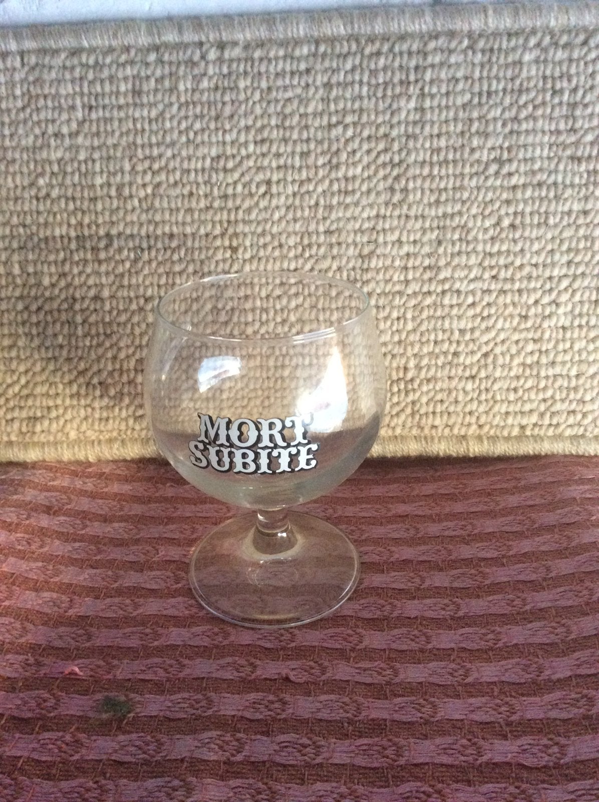 Mort Sudite, lot de 6, Collections, Marques de bière, Enlèvement, Comme neuf, Verre ou Verres