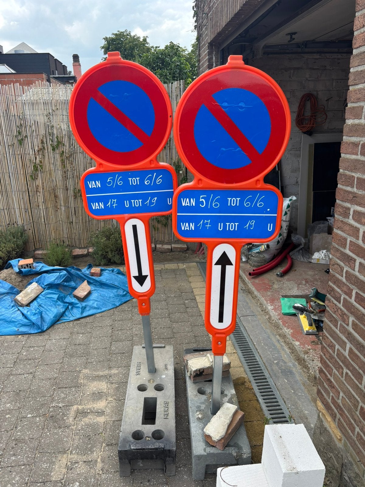 Parkeesverbodsbord te huur, Bricolage & Construction, Chariots de transport, Enlèvement